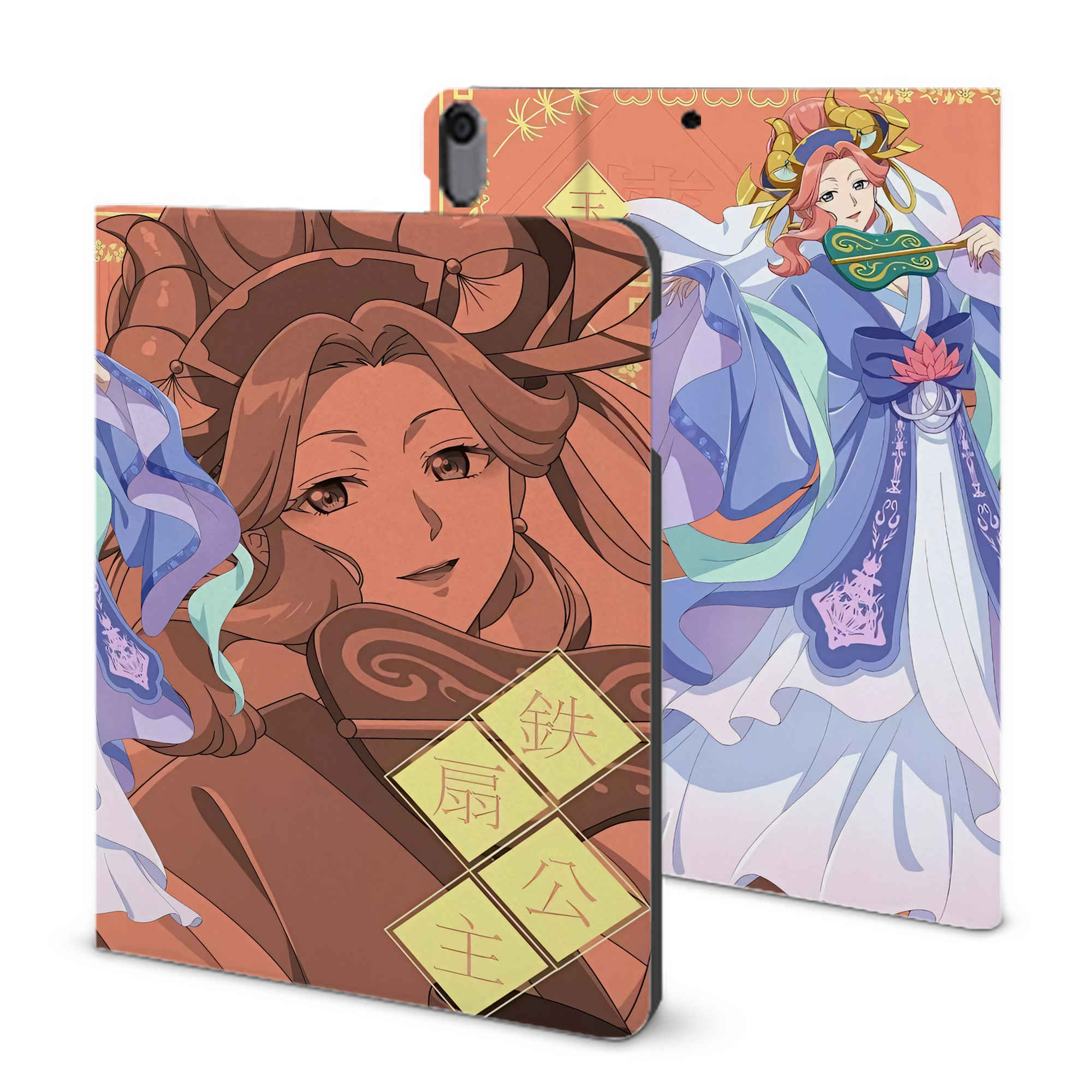 （画像用） 薬屋のひとりごと The Apothecary Diaries IPad ケース ブック型 PUレザー TPU 耐衝撃 軽量 薄型 ペン収納なし 全面保護 IPad 各モデル対応
